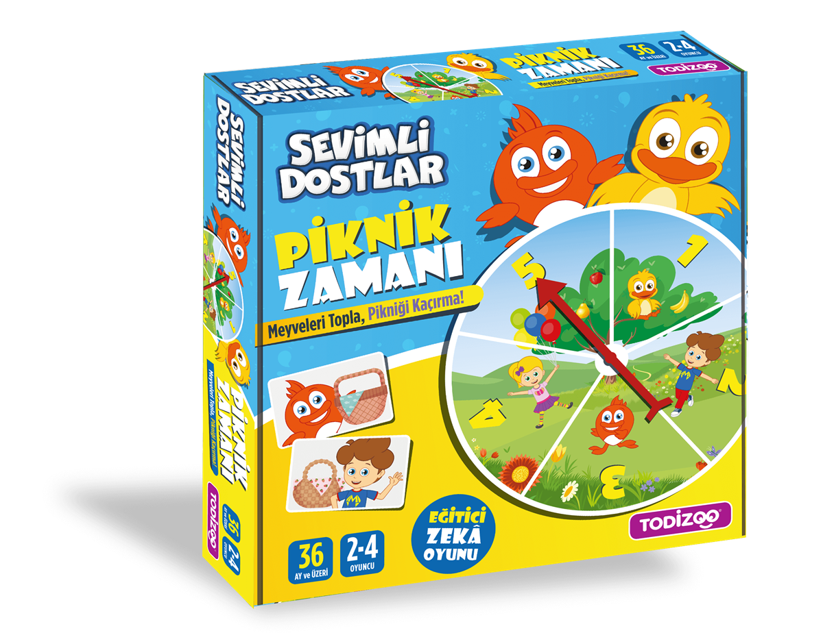 Puzzle ve Kavram OyunlarıKMS83911Sevimli Dostlar Piknik Zamanı