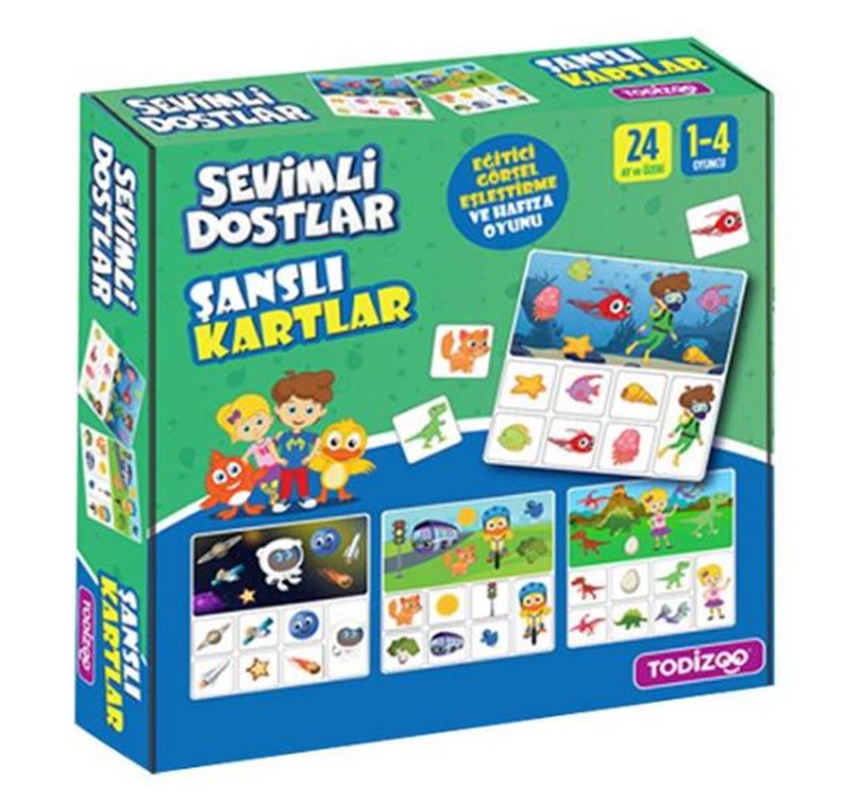 Puzzle ve Kavram OyunlarıKMS83913SEVIMLI DOSTLAR SANSLI KARTLAR