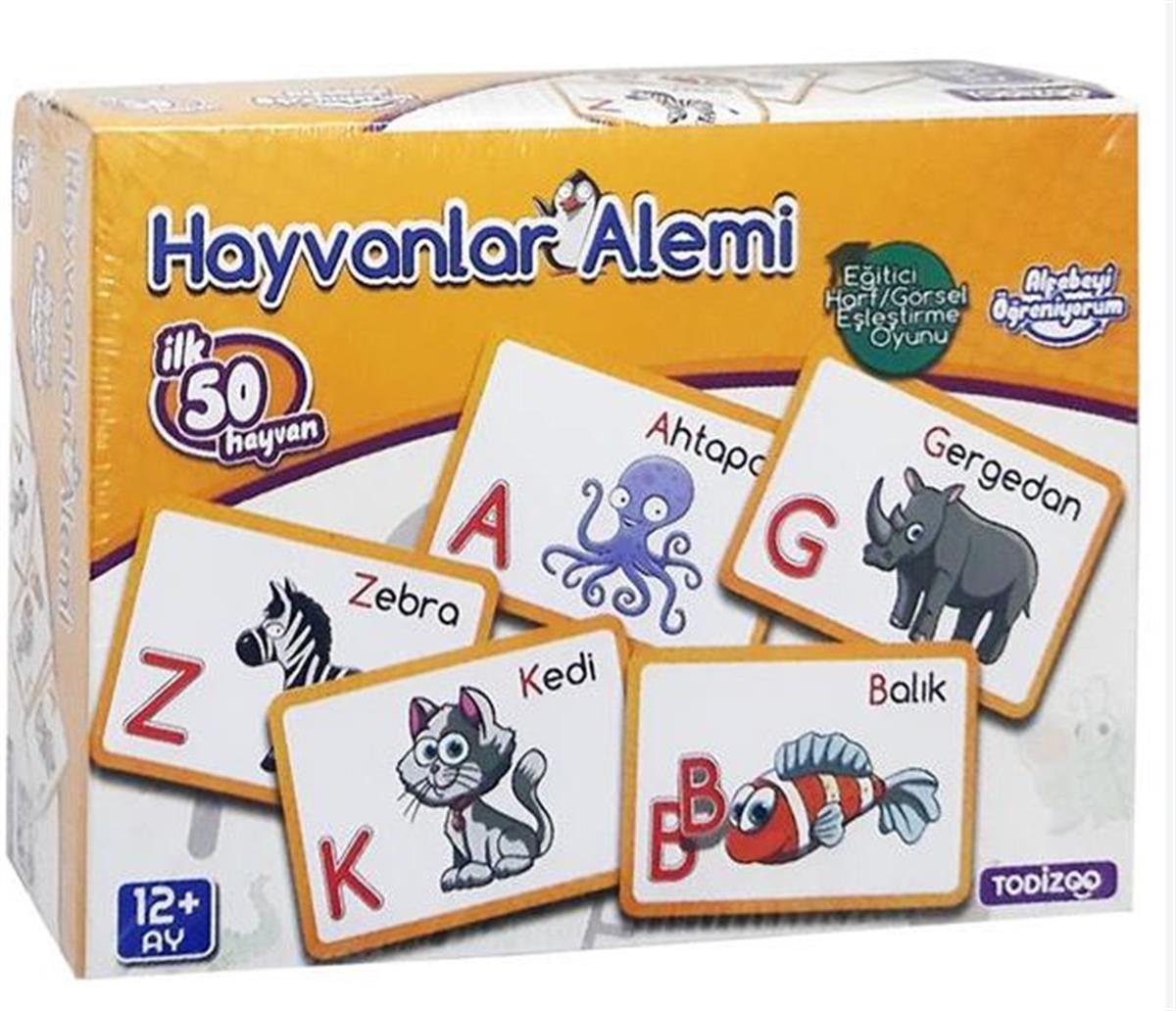 Puzzle ve Kavram OyunlarıKMS83909TODIZOO HAYVANLAR ALEMI
