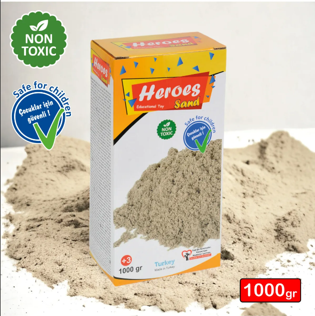 Renkli Kinetik Kum 1000 gr