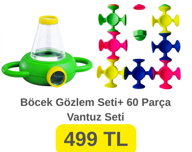 Vantuzlu  Oyunu + Böcek Gözlem Seti