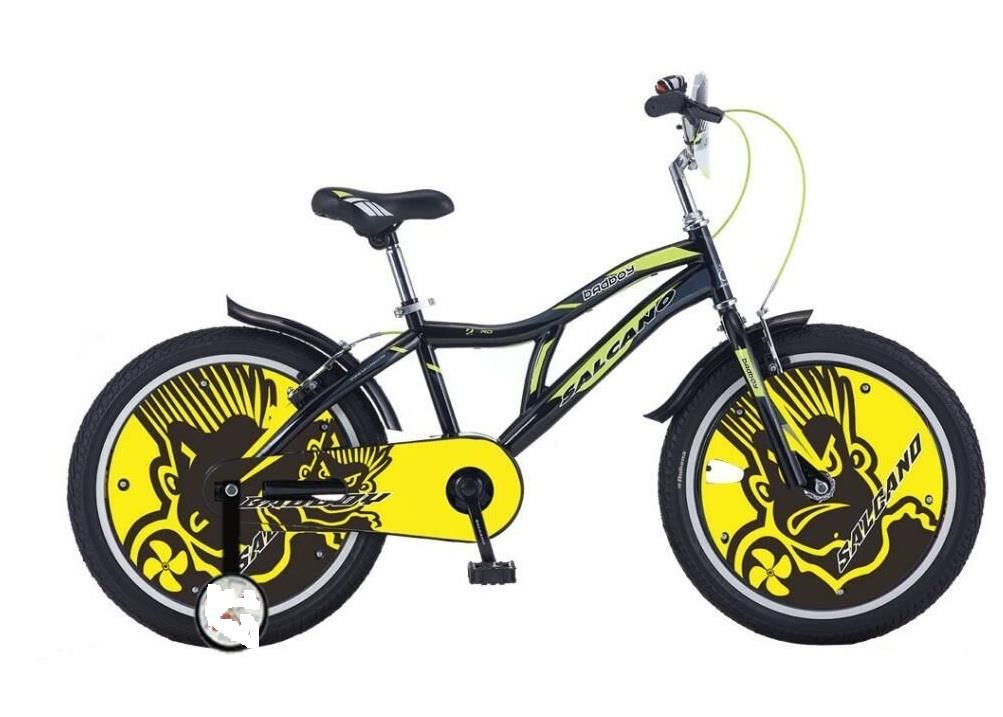 SALCANOÇOCUK-16SALCANO BADBOY 16 ÇOCUK BİSİKLETİ SİYAH SARI