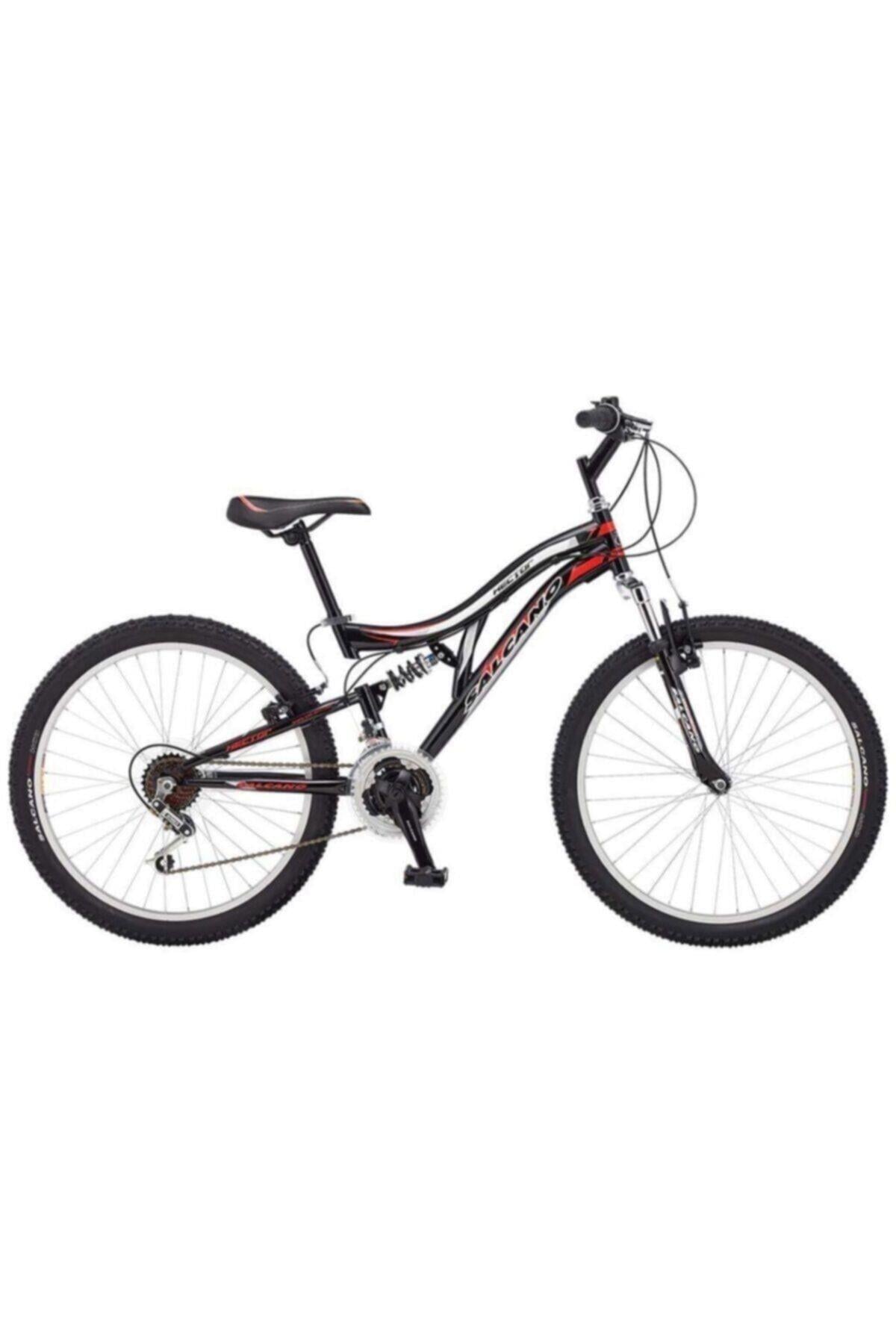SALCANOÇOCUK-24Salcano Hector 24 V Dağ Bisikleti Siyah Kırmızı (140 Cm Üstü Boy) 