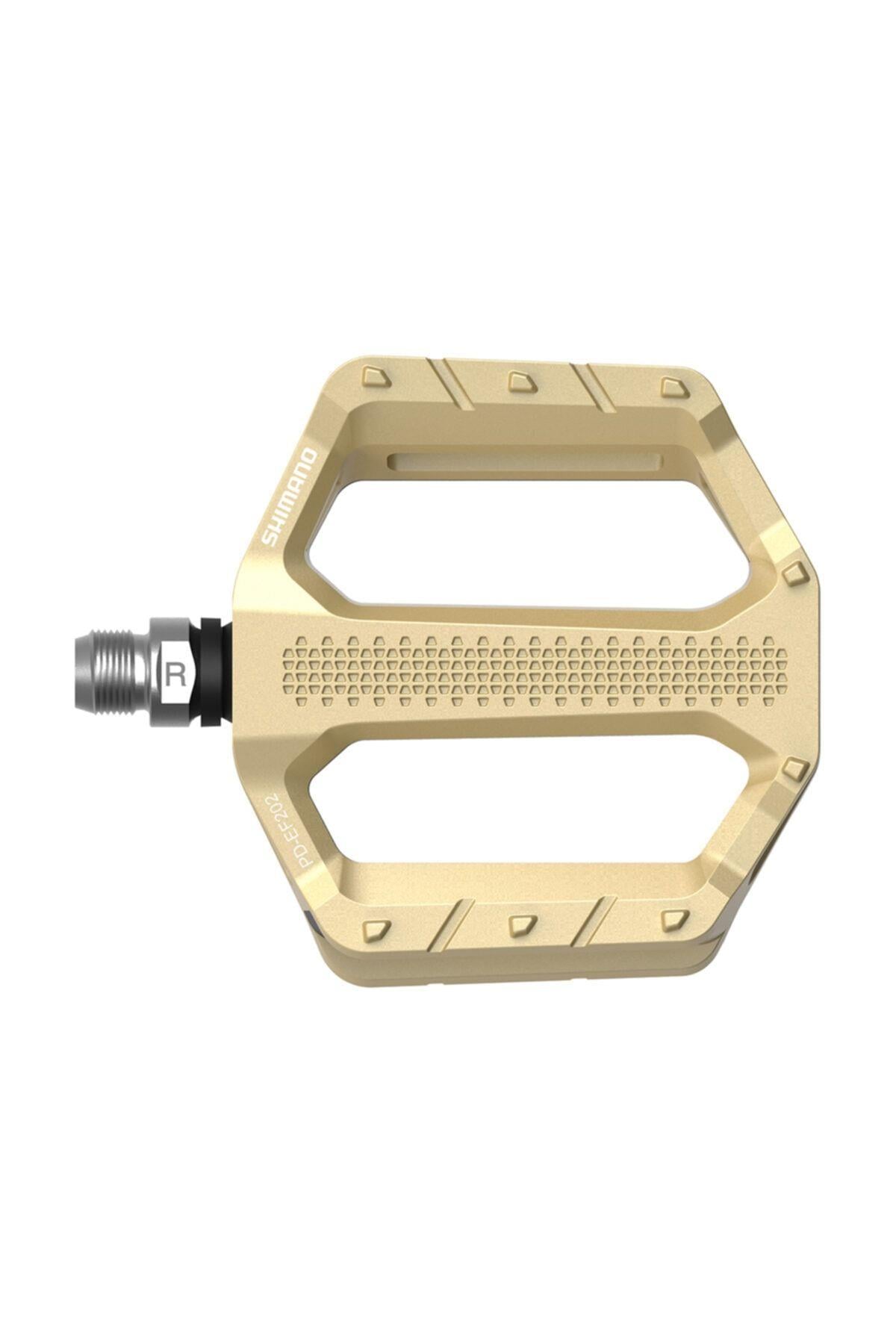 SHİMANOPEDAL VE AKSAMShimano Bisiklet Platform Pedal Alüminyum PD-EF202 Gold Rulmanlı 