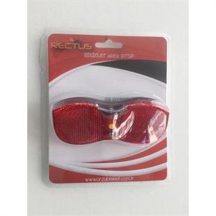 PeakARKA AYDINLATMABisiklet Klasik Bagaj Bağlantılı Arka Stop Lambası 3 Ledli Pilli