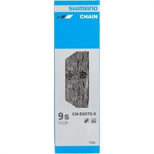 SHİMANOZİNCİRShimano CN-E6070-9 9 Vites 138 Bakla E-Bıke Zincir