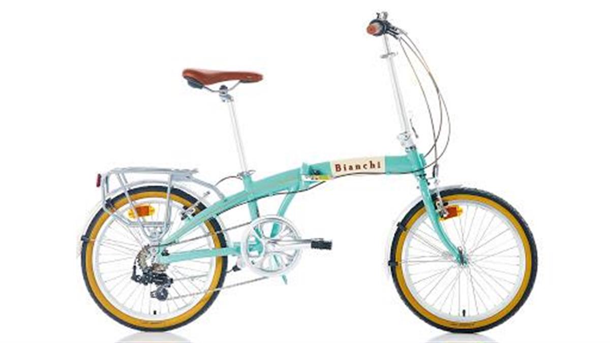 BİANCHİKATLANIR-20BIANCHI FOLDING VİNTAGE 7 VİTESLİ KATLANIR BİSİKLET 20 JANT