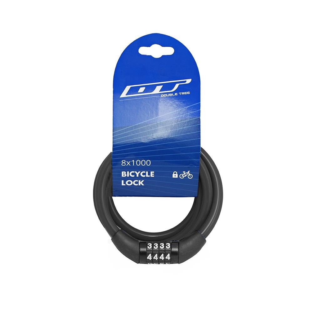 IMPACKİLİTBisiklet Kilit 4 Şifreli DT82120 8x1000 Siyah
