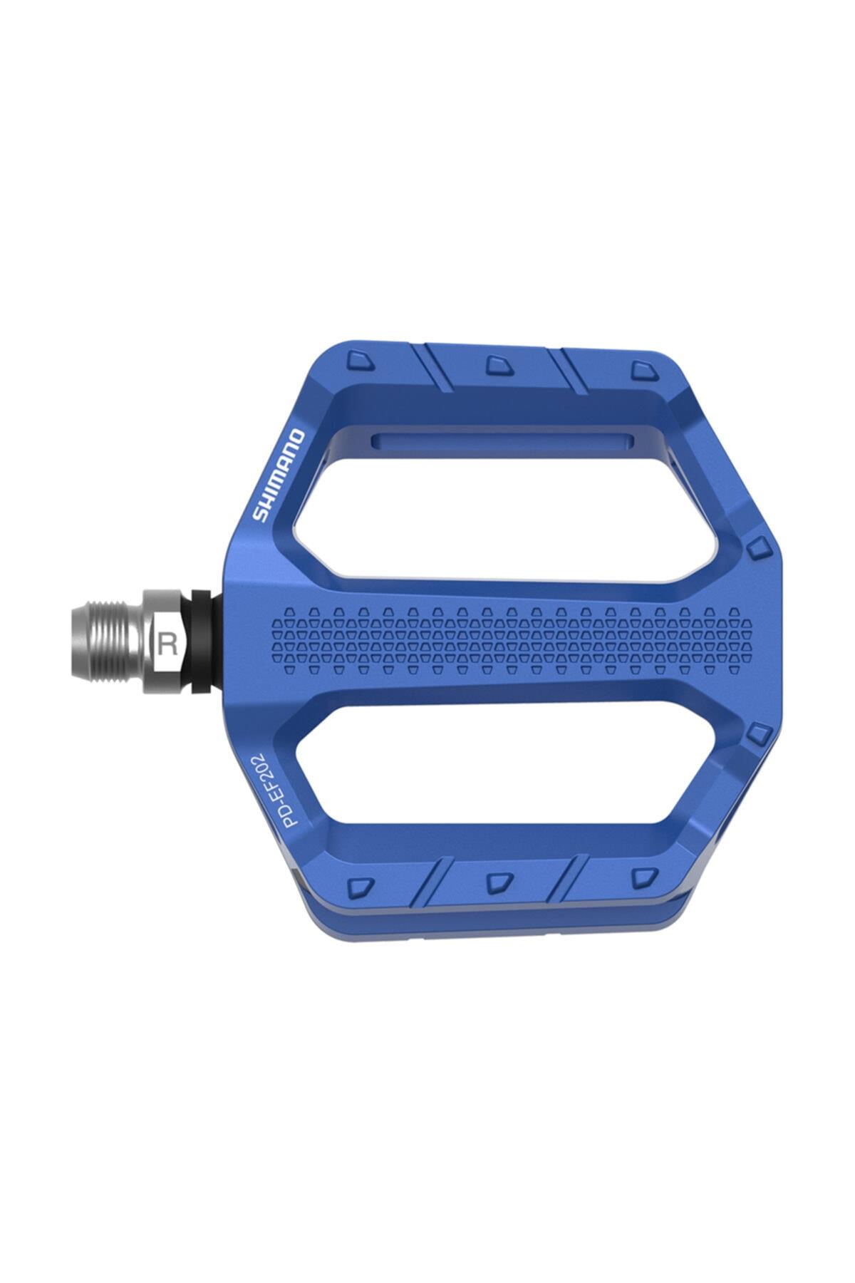 SHİMANOPEDAL VE AKSAMShimano Bisiklet Platform Pedal Alüminyum PD-EF202 Mavi Rulmanlı 