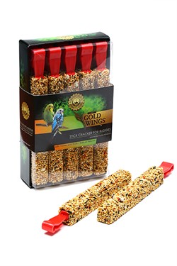 Gold Wings Premium Muhabbet Krakeri Ballı-Meyveli 10lu Paket