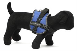 Standart Model Yansıtıcılı Küçük Köpek  Göğüs Tasması L Mavi