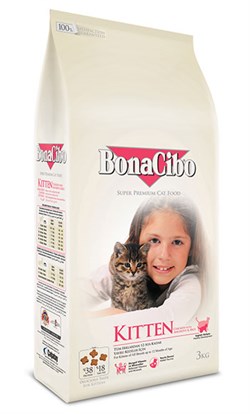 BonaCibo Kitten Tavuklu Yavru Kedi Maması 3Kg
