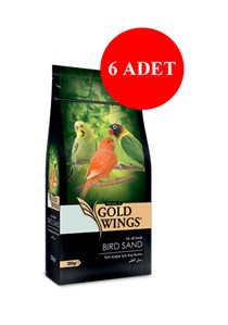 Gold Wings Premium Kuş Kumu 350 Gr x 6 ADET (EKO PAKET)