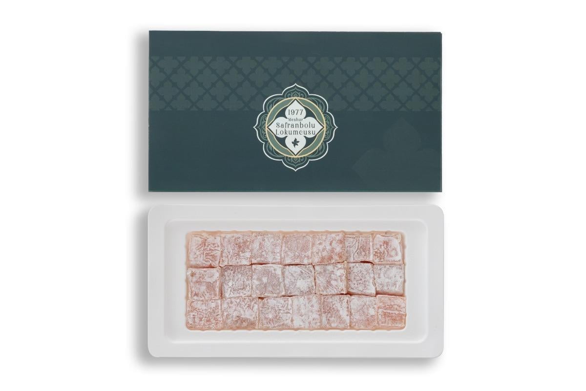 HEDİYELİK ÜRÜNLERGül Aromalı Lokum 190 gr. (Vakumlu Paket)