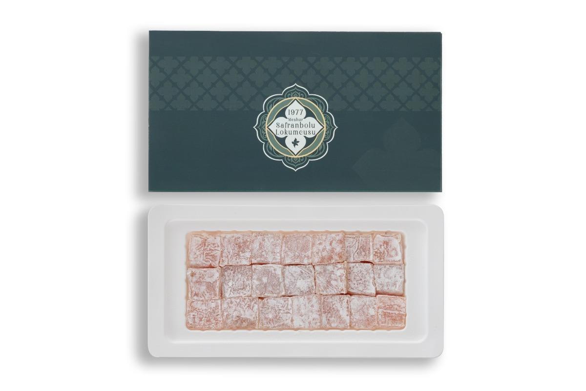 HEDİYELİK ÜRÜNLERGül Aromalı Lokum 190 gr. (Vakumlu Paket)