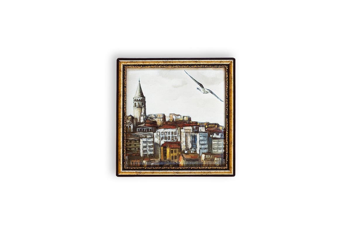 Hediyelik LokumlarGalata Desenli Kutu Karışık Fitil Lokum 550 gr.