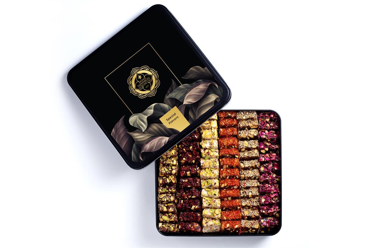 GIFT DELIGHTSpecial Turkish Delight İn Metal Box 1080Gr