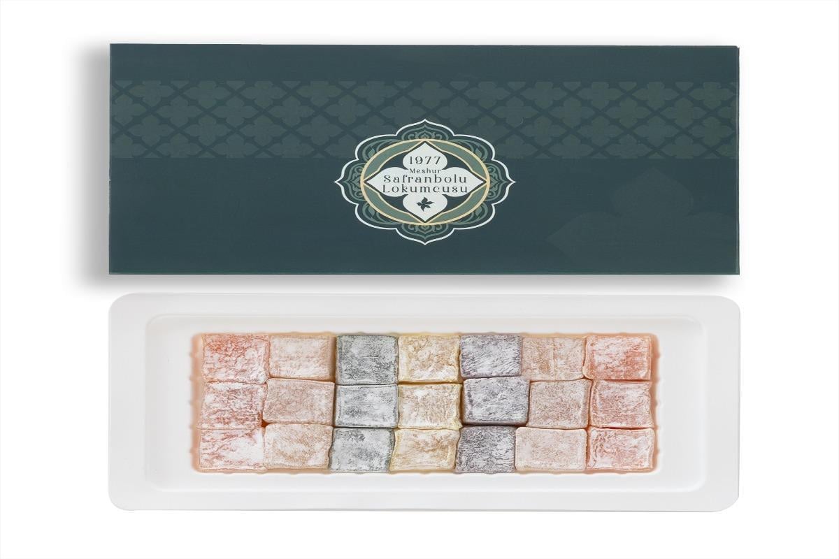 HEDİYELİK ÜRÜNLERKarışık Aromalı Lokum 190 gr. (Vakumlu Paket)