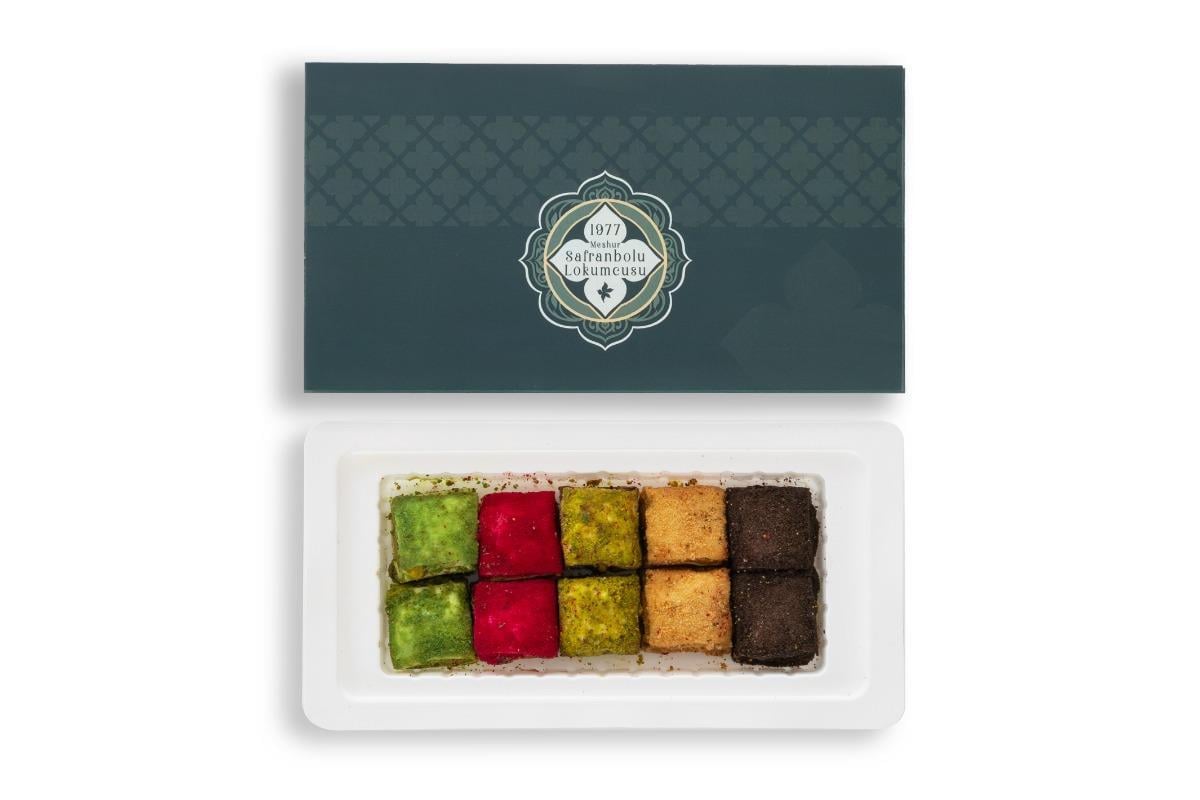 HEDİYELİK ÜRÜNLERKarışık Baklava Lokum 160 gr. (Vakumlu Paket)