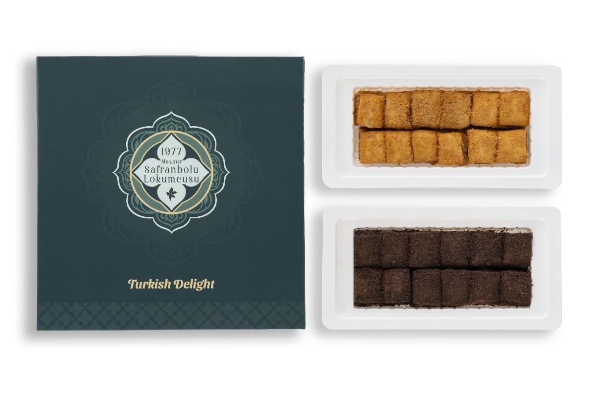 HEDİYELİK ÜRÜNLERLotus & Oreolu Baklava Lokum 380 gr. (Vakumlu Paket)