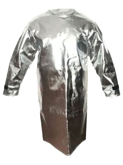 FYRAL® 850 V Alüminize Viskon Radyan Isı ve Erimiş Metal Sıçramalarına Karşı Ters Önlük