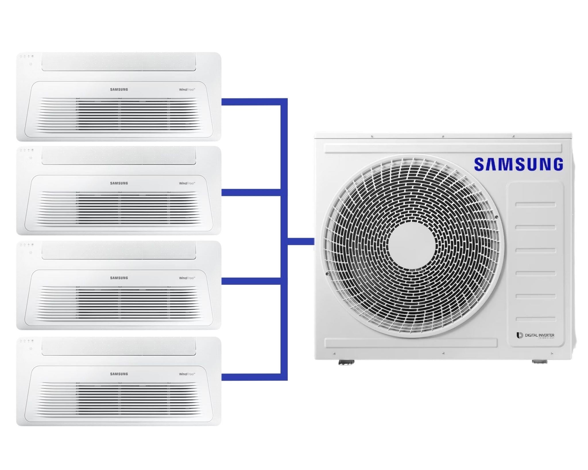 Samsung WindFree™ Tek Yön Kaset Tipi Multi Klima 7+12+18+24 BTU AJ100TXJ5KH Dış Ünite