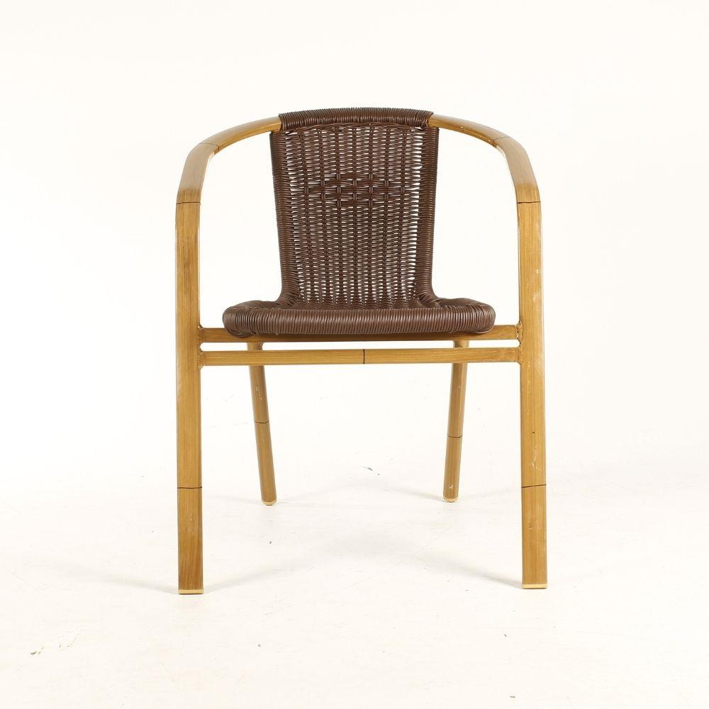 -Outlet- lüminyum Rattan Sandalye