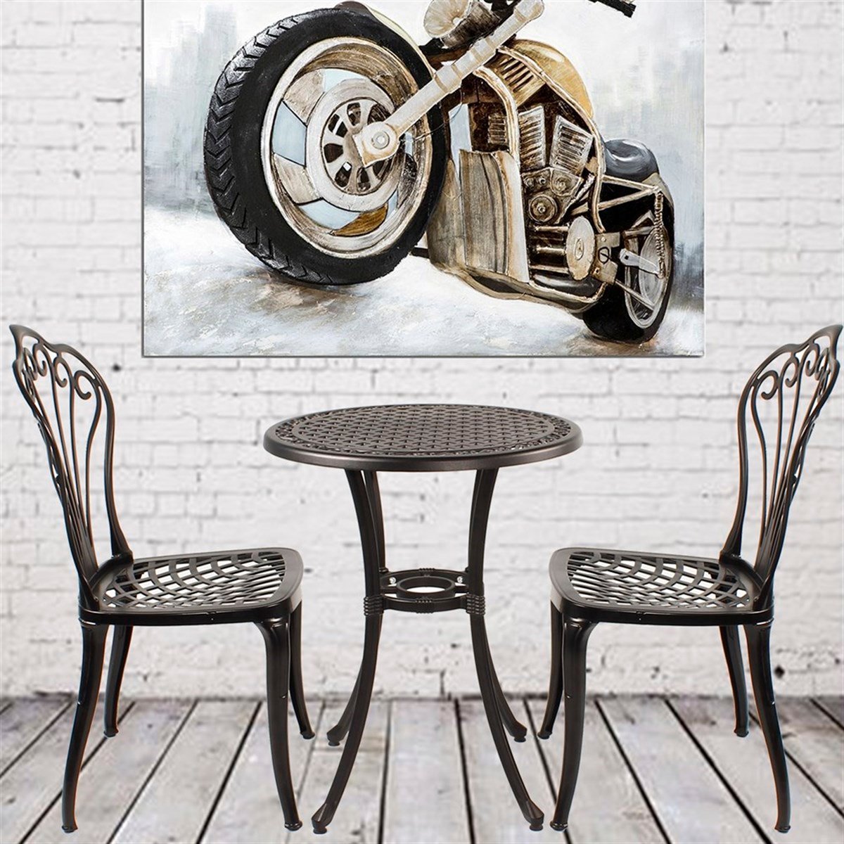 Alüminyum Balkon Masa Takımı