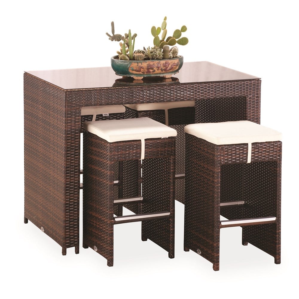 Rattan Bar Masa Takımı GML047