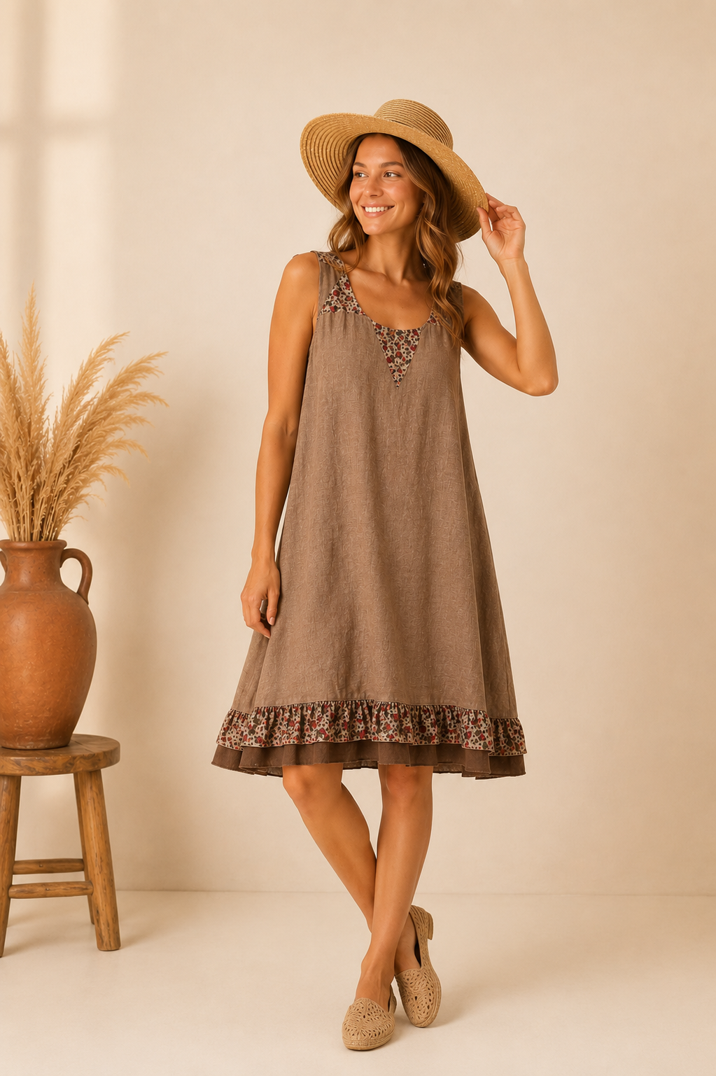 4739 Camel Elbise
