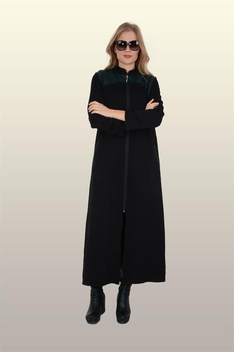 Otantik Giyim-727-Robası Derili Ferace-Siyah