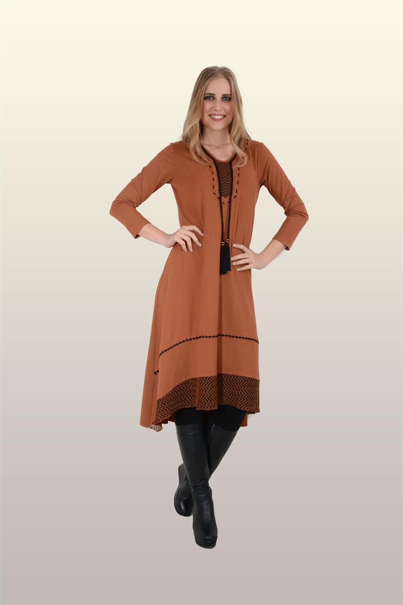Otantik Giyim-718-Hippi Tunik-Tarçın