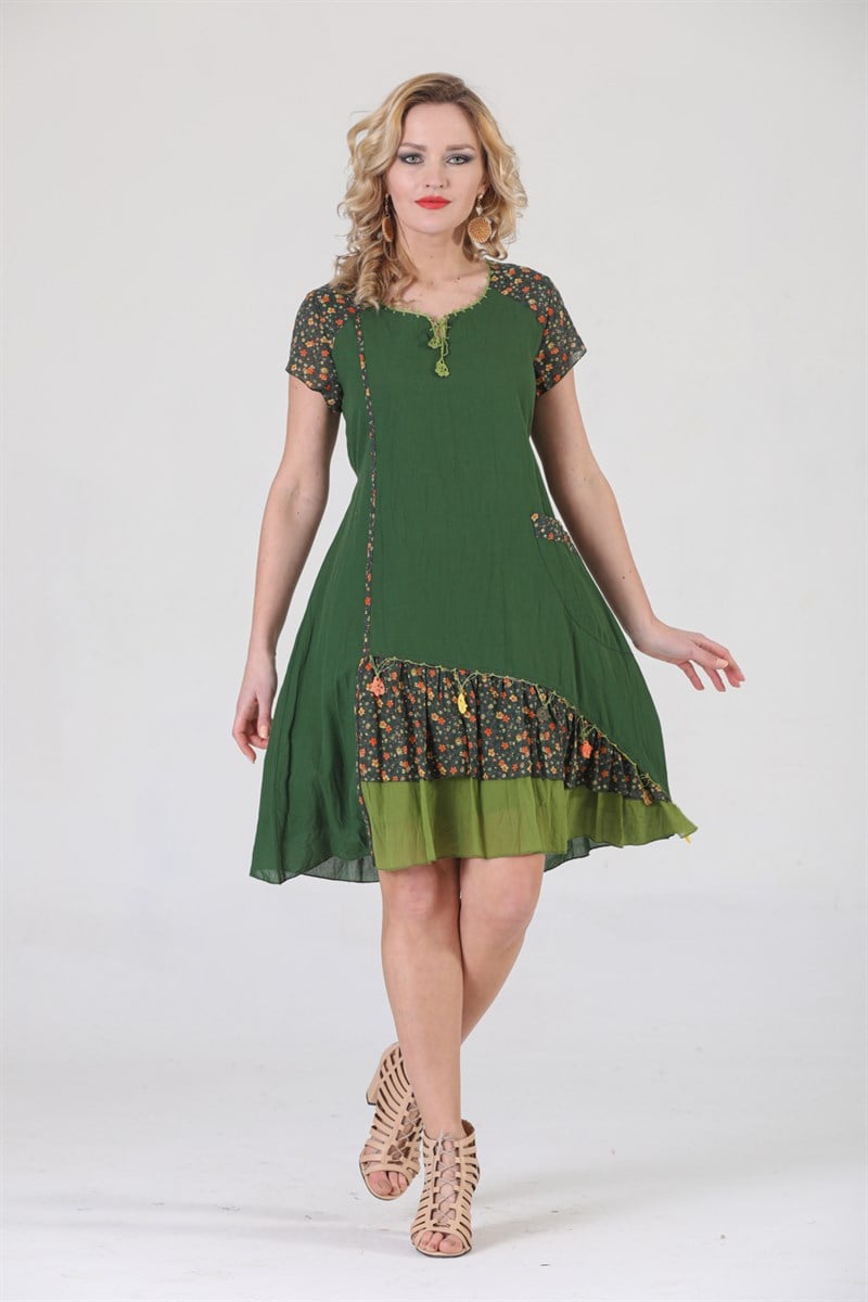 OTANTİK / ETNİK ELBİSE -3702