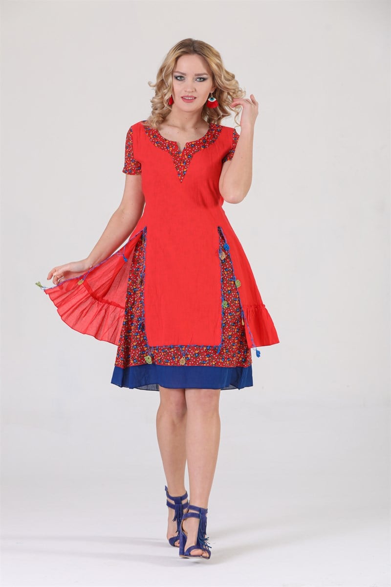 OTANTİK / ETNİK ELBİSE -3821