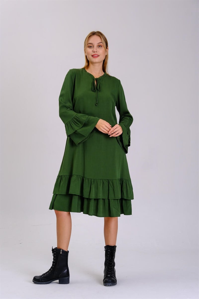 Otantik Elbise 9001 Yeşil