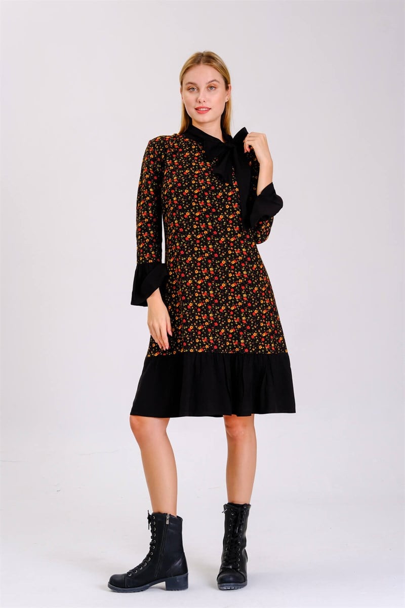 Otantik Elbise 9003 Siyah