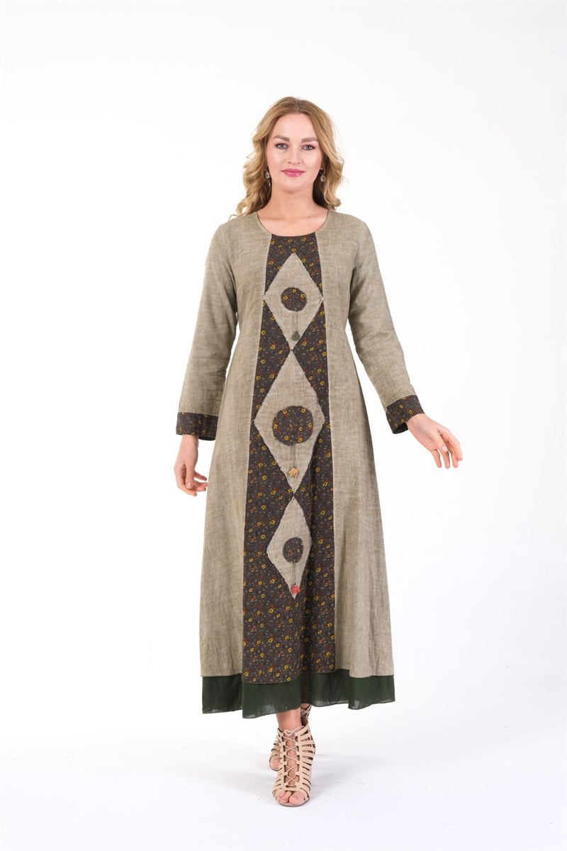 OTANTİK ETNİK GİYİM  YAZLIK ELBİSE ERC COLLECTİON 4567 H