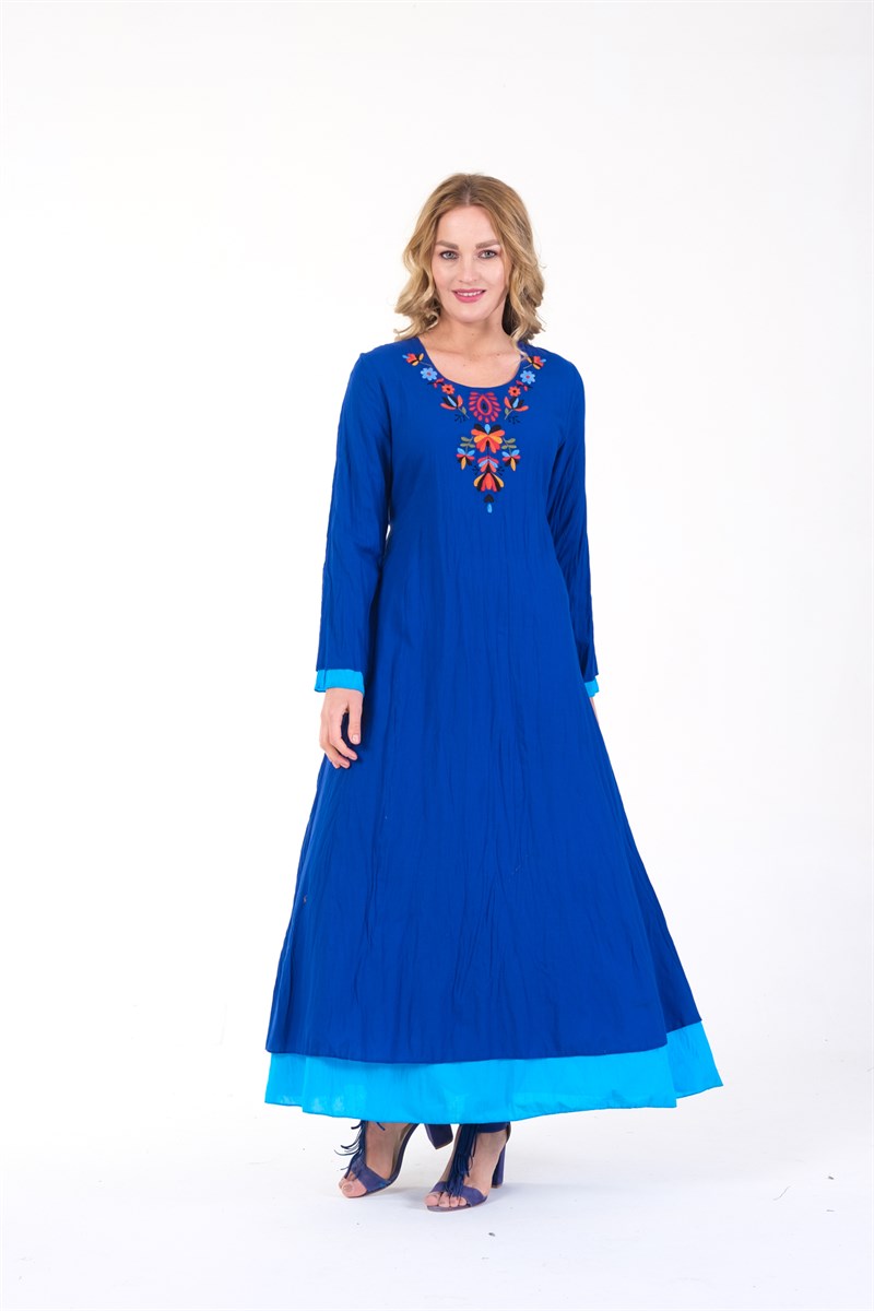 OTANTİK ETNİK GİYİM  YAZLIK ELBİSE ERC COLLECTİON 4559 S