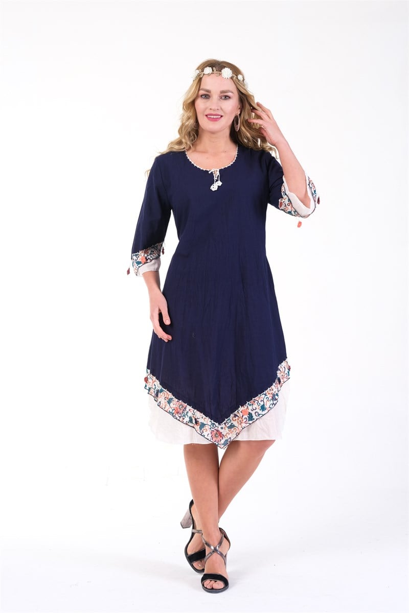 OTANTİK ETNİK GİYİM  YAZLIK ELBİSE ERC COLLECTİON 4574 H