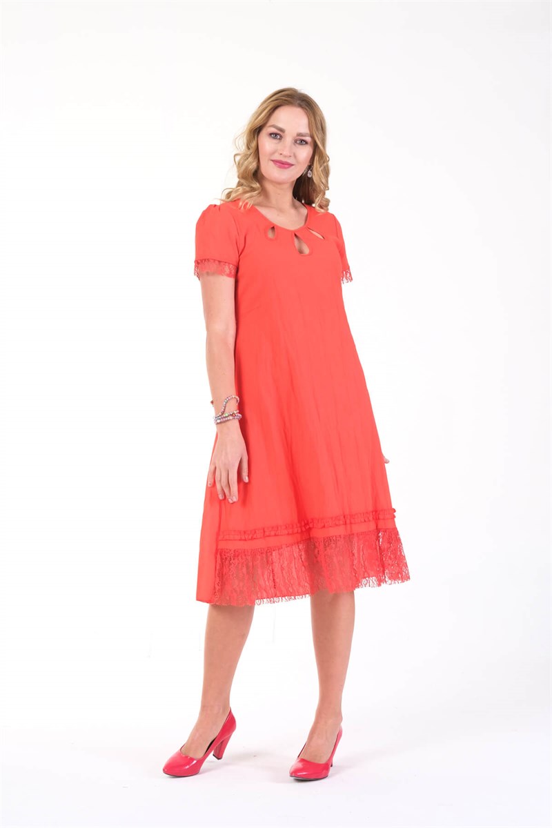 OTANTİK ETNİK GİYİM  YAZLIK ELBİSE ERC COLLECTİON 4597-ME