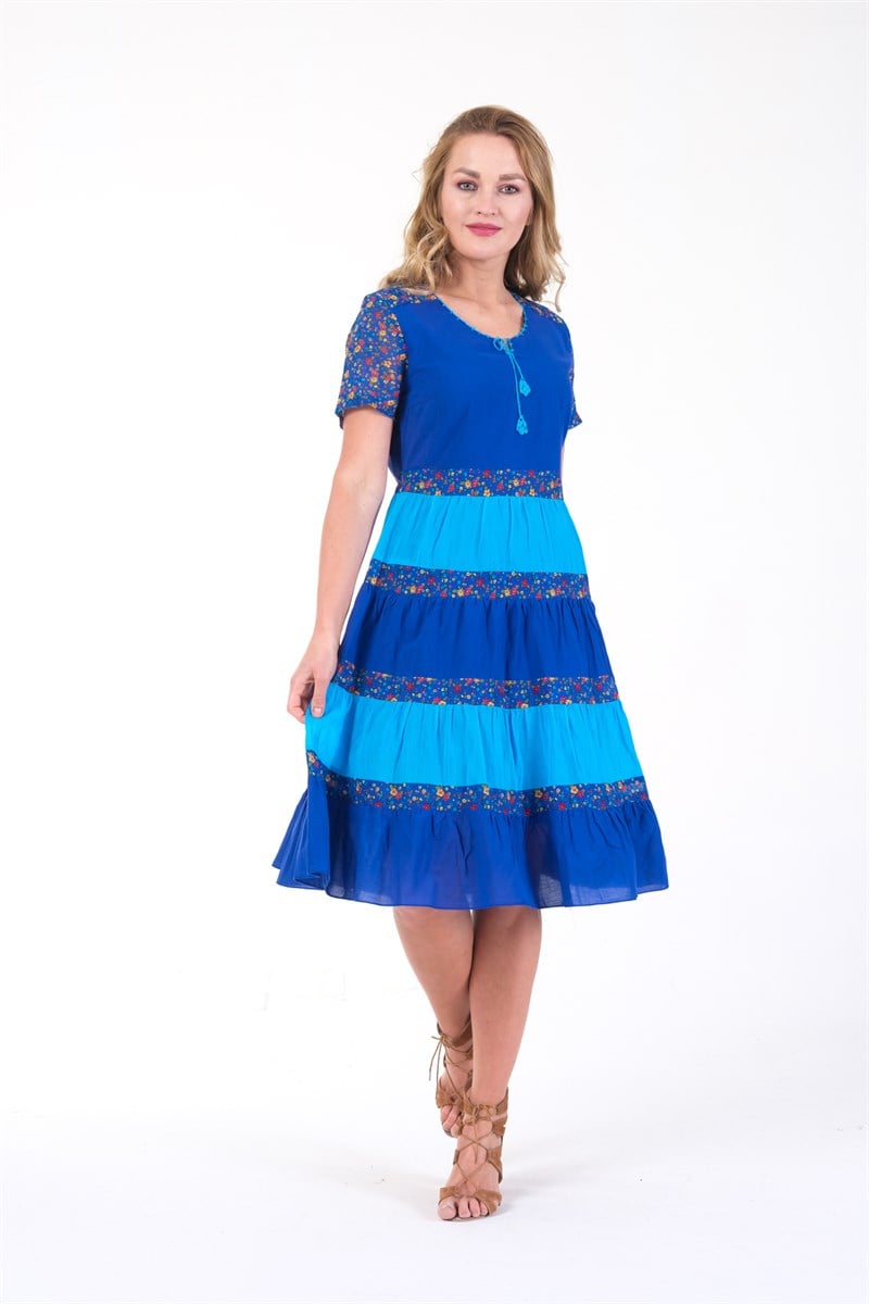 OTANTİK ETNİK GİYİM  YAZLIK ELBİSE ERC COLLECTİON 4517 S