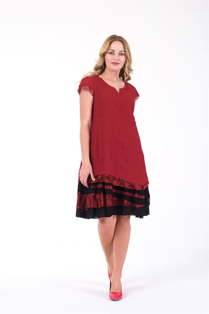 OTANTİK ETNİK GİYİM  YAZLIK ELBİSE ERC COLLECTİON 4599 BO