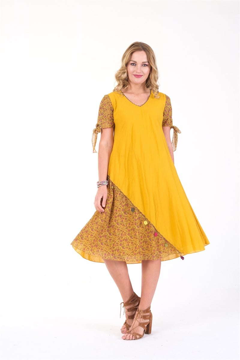 OTANTİK ETNİK GİYİM  YAZLIK ELBİSE ERC COLLECTİON 4531 H
