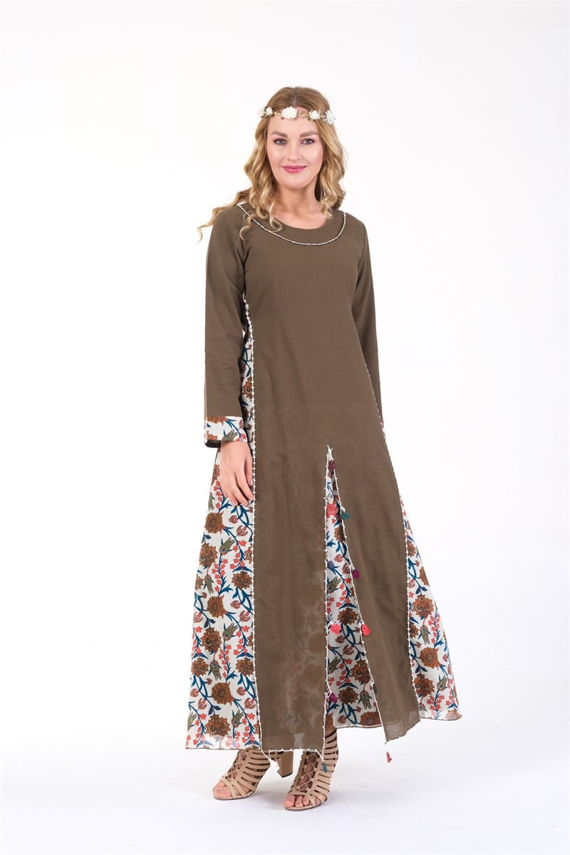OTANTİK YAZLIK PAMUKLU ELBİSE ERC COLLECTİON 3872 H