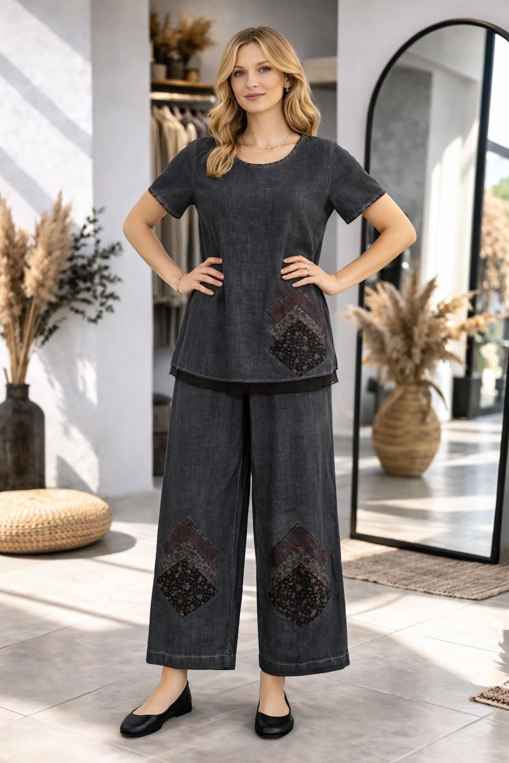 1514 Antrasit Pantolon-Üst Takım