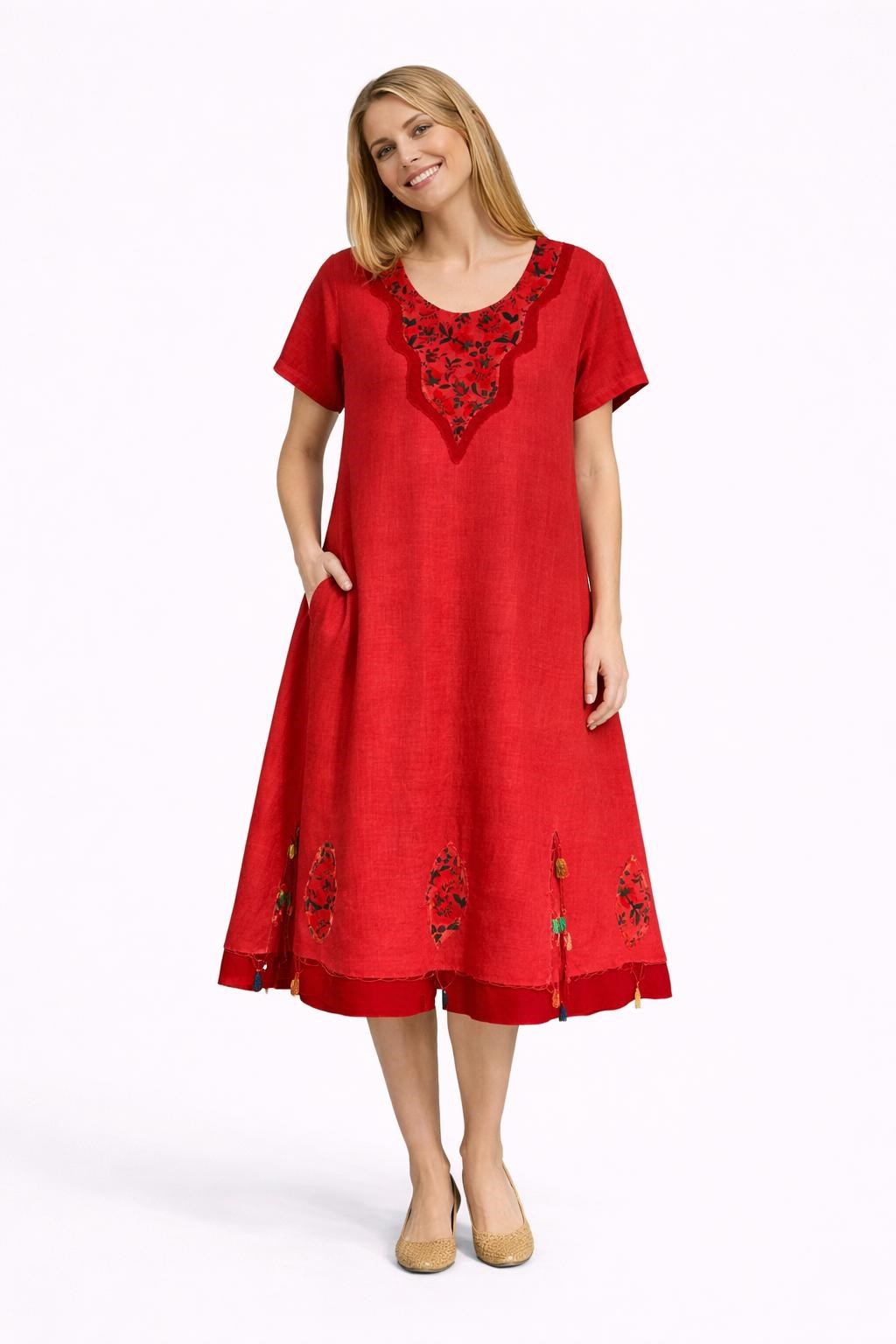 1530 Oyalı Mercan Battal Elbise