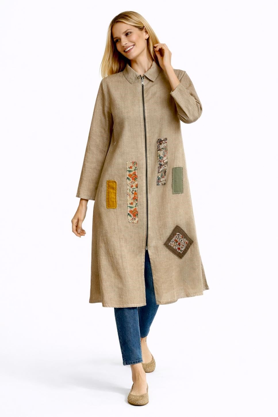 1560 Peçli Camel Dış Giyim