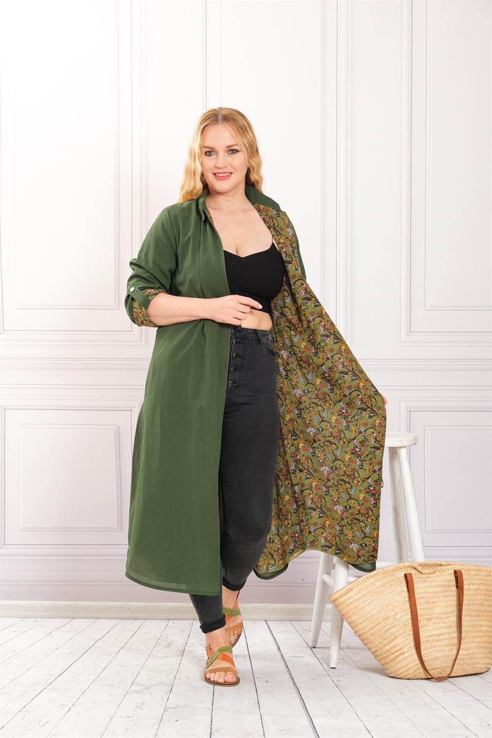 4638 Koyu Yeşil Kap