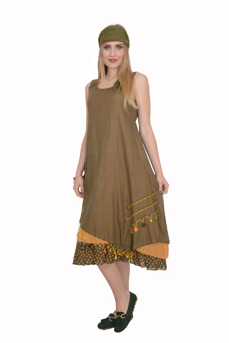 Otantik /Etnik Giyim Elbise -829