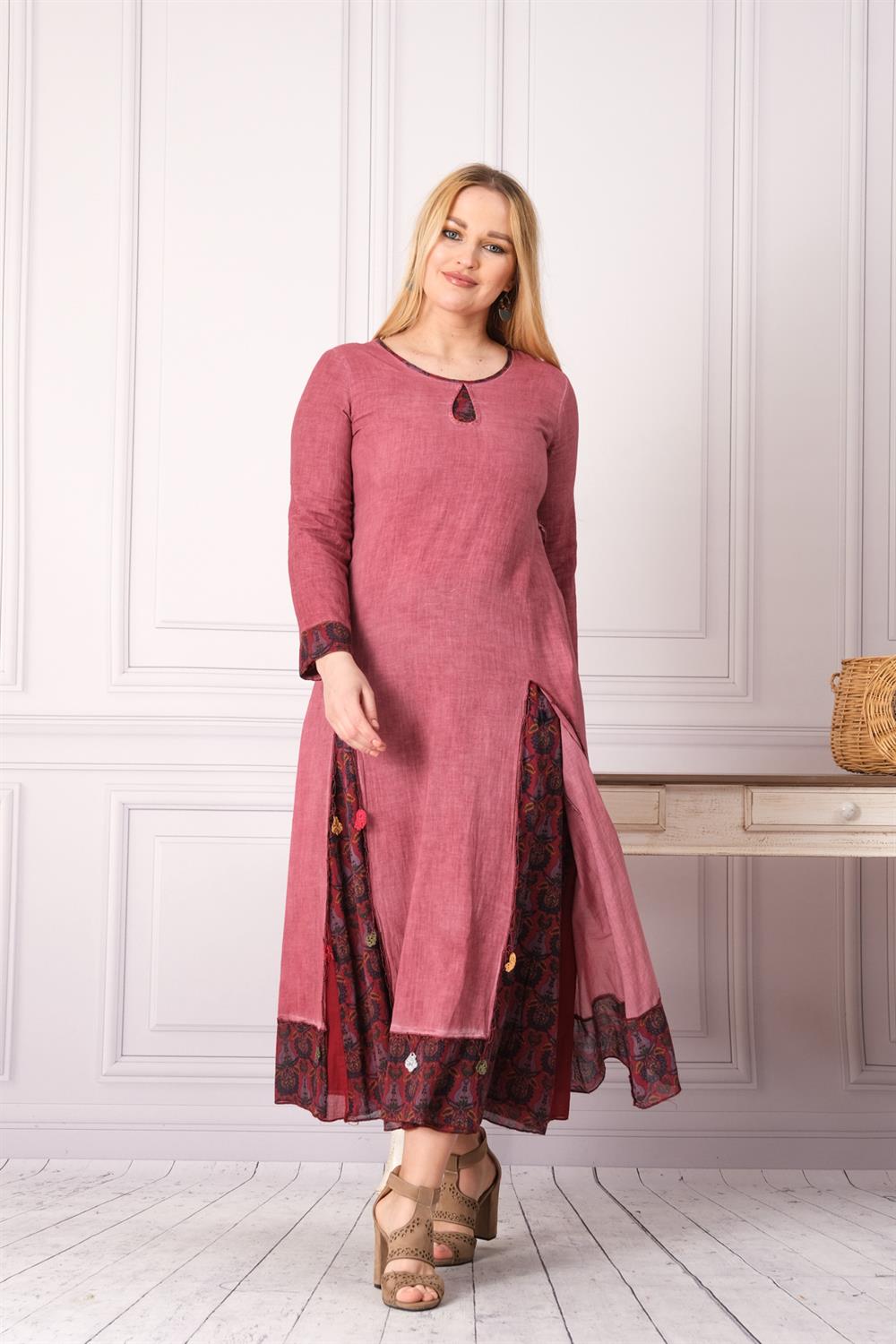 9204 G.Kurusu Uzun Elbise